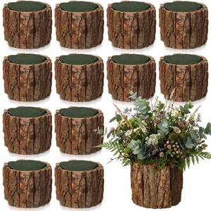 Handcrafted Acacia <b>Wood</b> Planter Box - <b>Rustic</b> Brown Wooden Flower Pot Wholesale - Product Image 4