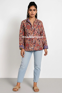 2026 Más Vendido Boho Indio Algodón Acolchado Bordado Artesanal Estampado en Bloque Ecológico Invierno Tejido Suave Transpirable Floral - Product Image 5