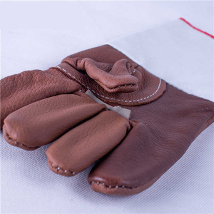 Gants de soudage TIG personnalisés OEM ODM, gants de protection en cuir résistants aux flammes de haute qualité, fabricant - Product Image 4