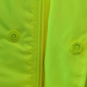 Custom Lightweight Polyester Oxford High Visibility ANSI Class 3 <b>Waterproof</b> Safety Workwear <b>Jacket</b> Logo for Outdoor Protection - Product Image 4