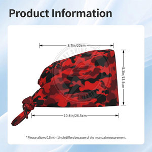Best Selling Low MOQ Cotton Surgical Hats for Adult Custom Color High Quality OEM Service Latest Design in Low Price - Product Image 5