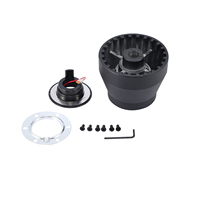 Pièces automobiles de course, kit adaptateur de moyeu de volant de course noir pour BMW E30 E32 E34
