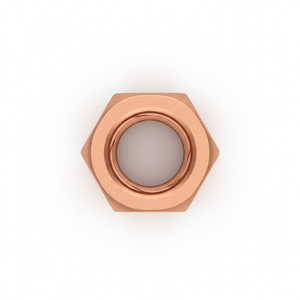 Écrou en cuivre de précision CNC, fixations en cuivre usinées sur mesure, écrou hexagonal en cuivre de haute qualité, fixation en cuivre OEM, écrou en cuivre CNC personnalisé - Product Image 2