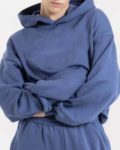 Nueva Llegada, Sudadera con Capucha para Mujer, Diseño Personalizado con Logotipo, Sudadera de Forro Polar, Manga Larga, Hombros Caídos, con Bolsillo - Product Image 5