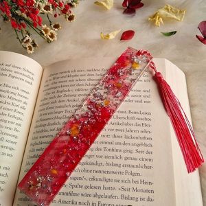 Unique Resin <b>Bookmark</b> Handmade Book Page Marker, Decorative Reading Accessory for Women, Girls, Students and Book Lovers, <b>Gift</b> - Product Image 6