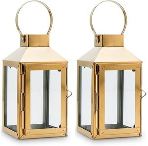 Mini lanterne vintage en laiton, lanterne créative pour bougie chauffe-plat, décoration d'intérieur, ornement fait main, Noël, écologique - Product Image 5