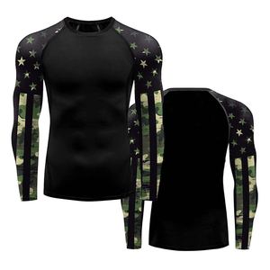 เสื้อรัดกล้ามเนื้อแขนยาวสำหรับออกกำลังกายผู้ชาย ขายส่ง แบบกำหนดเองได้ ป้องกันการเกิดการระคายเคือง เป็นมิตรกับสิ่งแวดล้อม และป้องกันแบคทีเรีย - Product Image 1