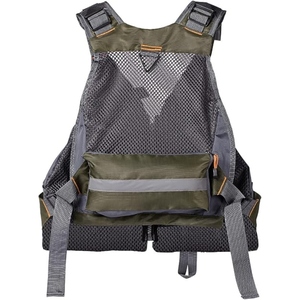 Unisex Summer Waterproof Breathable 100% Cotton Soft Shell Anti-Bacterial Sleeveless Fishing <b>Vest</b> Multiple Pockets Polyester - Product Image 5