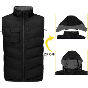 Nouveau gilet matelassé personnalisé OEM, veste d'équitation tendance, vêtements d'hiver décontractés, gilet rembourré, manteau pour homme. - Product Image 4