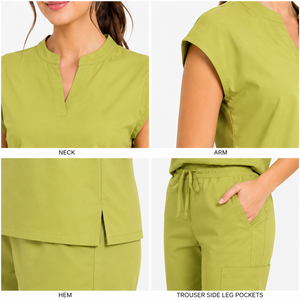 2026 Spandex Custom <b>Doctor</b> Scrubs Suit Hospital Uniforms Medical Nursing Uniform Straight Leg Nurse Custom Scrubs Uniforms <b>Sets</b> - Product Image 3