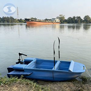 Bateau <span class=keywords><strong>de</strong></span> pêche <span class=keywords><strong>en</strong></span> PE rotomoulé avec support moteur pour la pêche et le sauvetage - Product Image 2