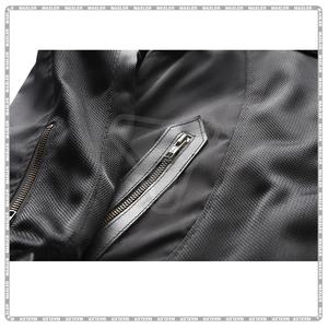 Veste de moto courte approuvée CE avec textile réfléchissant, veste d'équitation imperméable et respirante pour toutes les saisons - Product Image 4