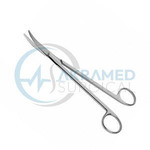 Tijeras de Disección Vascular Jorgenson Satinsky de Acero Inoxidable, Instrumento de Cirugía General, CE ISO, Reutilizables, Curvas - Product Image 2