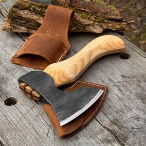 Hacha pequeña para tallar, forjada a mano en acero al carbono 52100, herramienta para trabajar la madera, hacha para cortar - Product Image 2