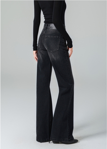 Nouvelles Arrivées Mode Femme : Jean Ample Taille Mi-Haute Respirant Décontracté Style Streetwear - Product Image 3