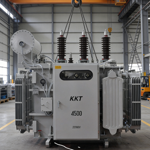 หม้อแปลงไฟฟ้าแบบจุ่มน้ำมันสามเฟส 50/60Hz ผลิตในเกาหลี OEM ODM Kumkang 750kVA/13200GY/7620/480Y/277V Pos. แอลบีโออาร์ - Product Image 1