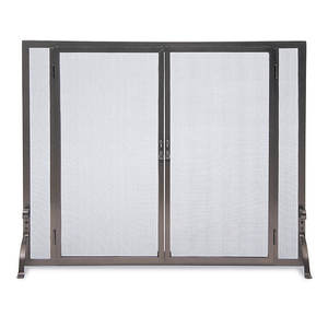 Protector de chimenea hecho en India con diseño premium de metal artesanal, cubierta protectora contra chispas, protector de chimenea plegable para el hogar - Product Image 5