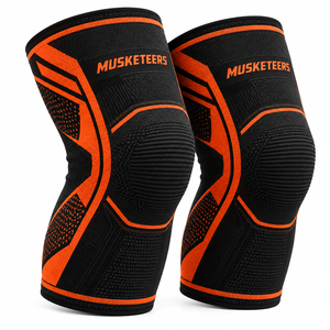Genouillères de musculation unisexes antidérapantes en néoprène de qualité supérieure pour le fitness, service OEM - Product Image 3