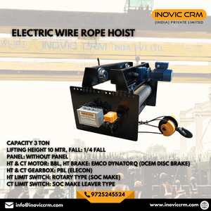 Interruptor de límite para carro elevador de 3 toneladas, altura de elevación de 6 metros, 1/4 de caída, panel normal de 6 vías, freno de disco DC EM, uso doméstico, control remoto para venta minorista - Product Image 1