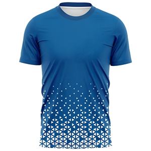 Camiseta Deportiva para Hombre con Estampado de Triángulos en Degradado de Menta, Camiseta de Entrenamiento de Alto Rendimiento, Corte Moderno, Tejido Transpirable, Ropa Deportiva - Product Image 5