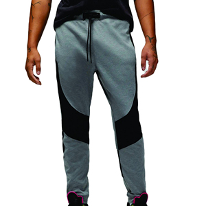 Pantalones Deportivos Grises y Negros para Hombre, Cintura Elástica con Cordón, Joggers Casuales, Transpirables, Tejidos, Estilo Otoñal - Product Image 1