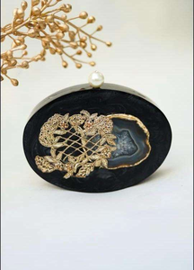 Bolsos de mano de resina hechos a mano en India para damas, bolsos de alta calidad premium para mujeres, bolso de mano para fiestas y eventos, moderno y a la moda. - Product Image 5