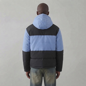 Veste bomber à capuche pour homme 2026, logo personnalisé OEM/ODM, impression DTF personnalisée, haute qualité, imperméable. - Product Image 5