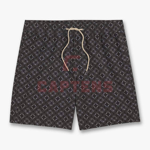 กางเกงขาสั้นชายหาดฤดูร้อนปี 2026 แห้งเร็ว ผ้าโพลีเอสเตอร์ 100% ระบายอากาศได้ดี ไซส์ใหญ่ กางเกงว่ายน้ำลำลอง - Product Image 1