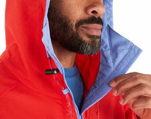 Chaqueta Cortavientos Ligera Impermeable para Hombre con Logotipo Personalizado, Sudadera con Capucha y Media Cremallera, Ropa Deportiva para Exteriores, Abrigo Impermeable a Prueba de Viento - Product Image 5
