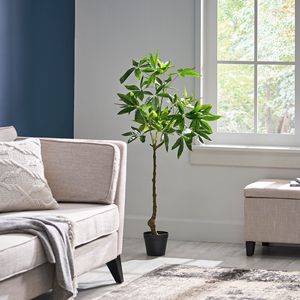 Albero della Fortuna Artificiale Pachira da 47,2 Pollici, Piante da Interno Durevoli - Product Image 5
