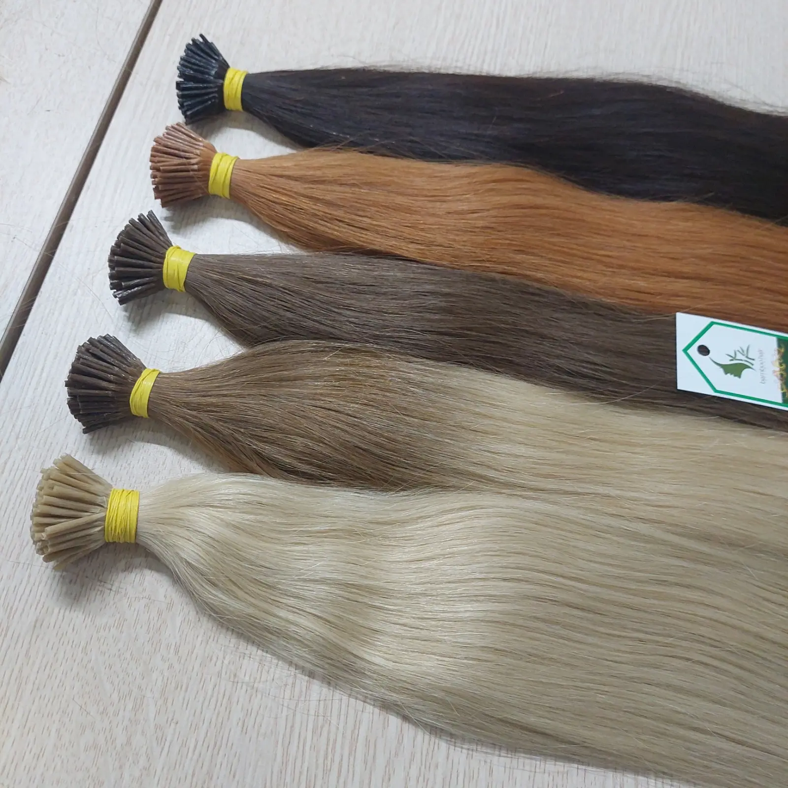 आई-टिप बाल मानव बाल एक्सटेंशन वियतनाम में लक्जरी गुणवत्ता वाले बांस के बाल 8 इंच से 36 इंच