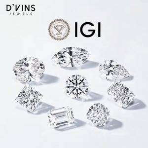Diamante Blanco Cultivado en Laboratorio de Corte Princesa de 3.98ct de D'Vins Jewels para la Elaboración de Joyas - Product Image 5