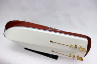 Maquette en Bois Artisanale de Luxe Riva Aquarama, Bateau Rapide Classique, Cadeau Décoratif Nautique de Qualité Supérieure