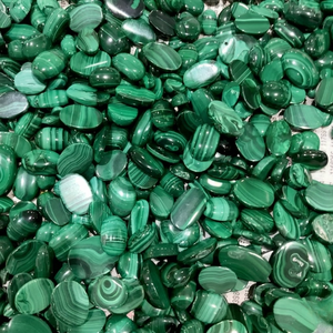 Piedra de Malaquita Lisa de Alta Calidad |   Piedra Preciosa Natural Verde con Bandas |   Joyería de Plata de Ley para Regalo |   2026 - Product Image 3