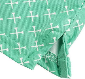 Chemises de golf pour hommes à manches courtes, imprimées, décontractées, athlétiques, avec poche, en tissu toile, infroissables, style gothique, extensibles sur les côtés - Product Image 5