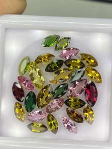 พลอยทัวร์มาลีนธรรมชาติทรงมาร์คีส์ หลายขนาด  แบบเจียระไน  ขนาด 3x6 4x8 5x10 6x12 มม. สำหรับทำเครื่องประดับ - Product Image 5