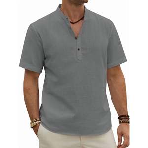 Brushed Wool <b>Men</b> <b>Shirt</b> Solid Color Woven Casual Top Long Sleeve Warm <b>Winter</b> Outerwear Button Down Classic Garment - Product Image 1