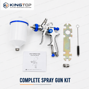 Kit de Pistola de Pulverización por Gravedad HVLP H887 con Boquillas de 1.3/1.4/2.0mm, 600ml, de Aluminio, para Pintura Automotriz y Repintado de Carrocerías - Product Image 2