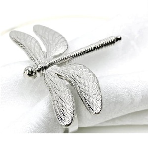 <b>Wedding</b> Dinner Table Top Decoration Embossed Design Rounded Napkin Ring Brass Metal Antique Finishing <b>Tissue</b> Holder Ring - Product Image 3