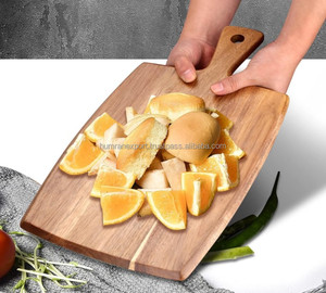 Tabla de cortar de teca extra gruesa Tabla de cortar sostenible resistente a los arañazos - Product Image 4