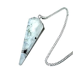 Fournisseur en gros cristaux de pierre naturelle artisanat pierre d'or bleu guérison à facettes radiesthésie chakra reiki pendule - Product Image 5