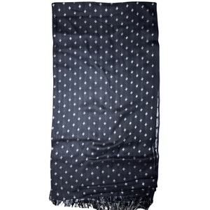 Écharpes d'automne de luxe faites à la main en coton gris anthracite à pois, tissées à la main, motif micro-diamant, vente en gros, très demandées - Product Image 4