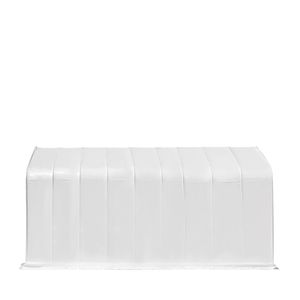 Prefab Garage Storage 18FT X 45FT RV/Motorhome Shelter 17 oz <b>PVC</b> Fabric Cover Front <b>Roll</b> Door Enclosed Rear Wall 3 Layer - Product Image 4
