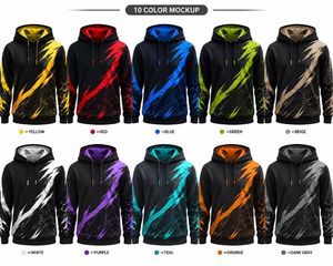 เสื้อฮู้ดผู้ชายผ้าฟลีซเนื้อแน่น ทรงปกติ สวมใส่สบาย ผลิตจากผ้าฝ้าย 100% มีกระเป๋า ระบายอากาศได้ดี เหมาะสำหรับใส่ในฤดูหนาว - Product Image 6