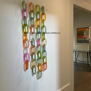 Chaînes en résine personnalisées pour la décoration de la maison, haute transparence, plusieurs couleurs au choix - Product Image 4