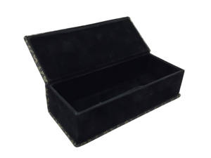 Étui à lunettes personnalisé avec logo, rectangulaire, en cuir PU haut de gamme, durable - Product Image 6