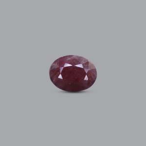 Natural Pink Ruby Loose Gemstone 11.45 Carat Pear Oval Faceted for Fine Jewelry - Product Image 1
