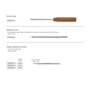 DIVIED INTERNATIONAL Oferta Especial: Instrumentos Quirúrgicos Ortopédicos Manuales de Acero, Set de Distacción Cervical Caspar, Instrumentos Espinales CE - Product Image 2