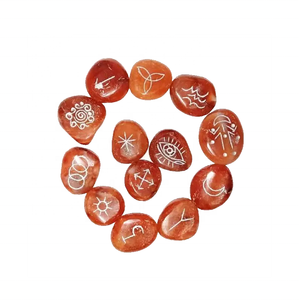 Alta calidad Karuna Red Cornelian Shape Stone 13 piezas Karuna Set Natural Healing Crystal Gemstone Karuna Set al por mayor - Product Image 5