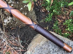 Custom Handmade Damascus Steel Blade <b>Wood</b> Handle <b>Axe</b> With Leather Sheath Custom <b>Axe</b> - Product Image 2